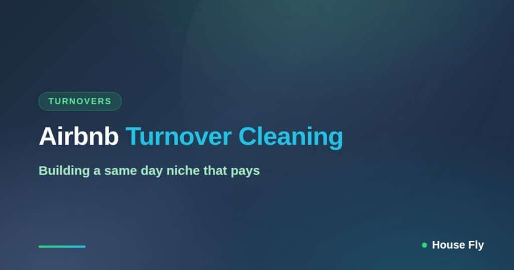 Airbnb Turnover Cleaning: Building a Same Day Niche