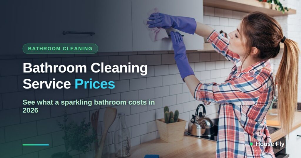 Costo del servicio de limpieza de baños: precios reales de 2026