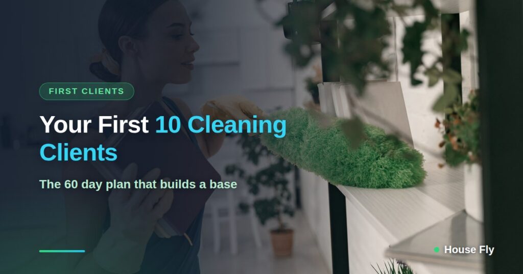 How to Get Your First 10 Cleaning Clients