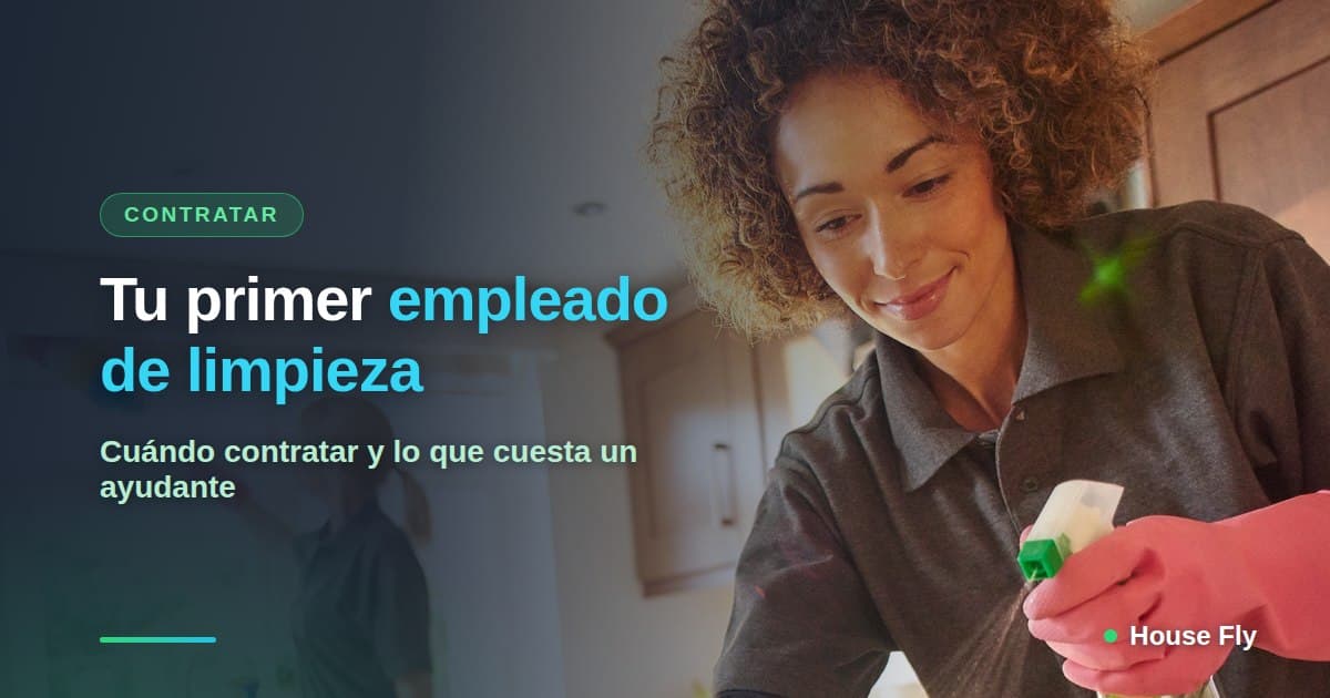 Contratar a tu primera empleada de limpieza: cuándo y cómo