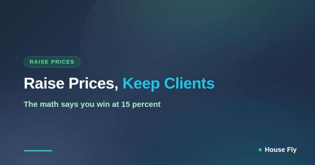 How to Raise Your Cleaning Prices Without Losing Clients