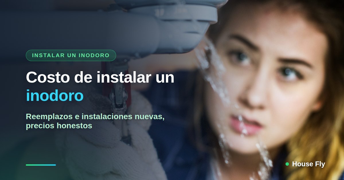 Costo de instalar un inodoro: reemplazo e instalación nueva (2026)